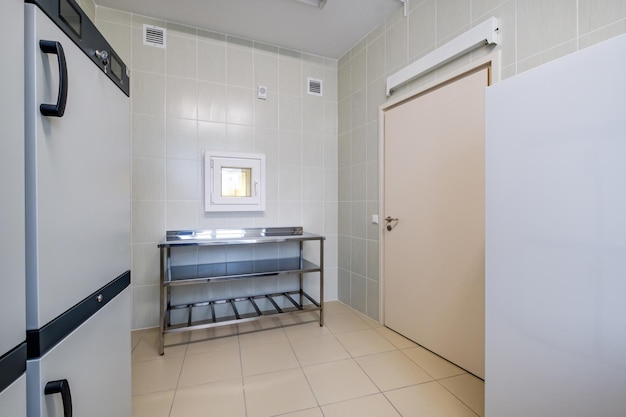 MOSCOW RUSSIA AUGUST 2019 treatment room in a modern clinic or medical laboratory with equipment