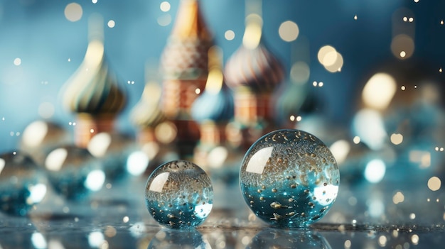 Moscow Russia December Motion Blur Background HD Illustrations