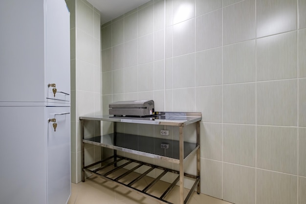 MOSCOW RUSSIA MAY 2022 treatment room in a modern clinic or medical laboratory with equipment