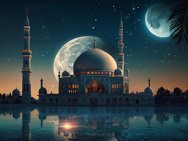 Mosque Islamic Ramadan background