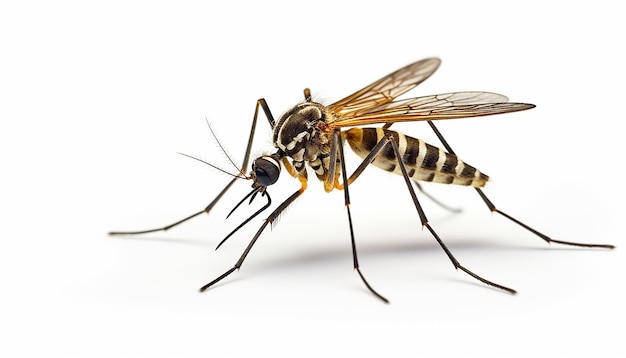 Mosquito Elevation Side View Isolated on White