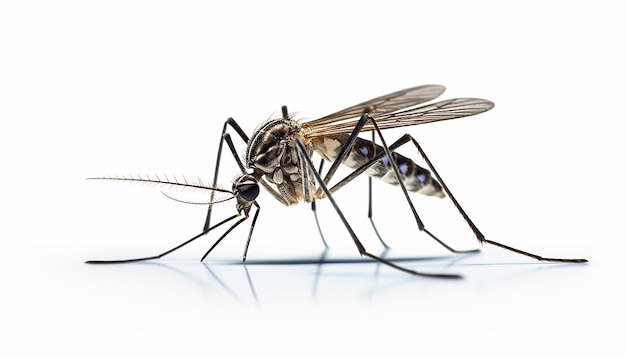 Mosquito Elevation Side View Isolated on White