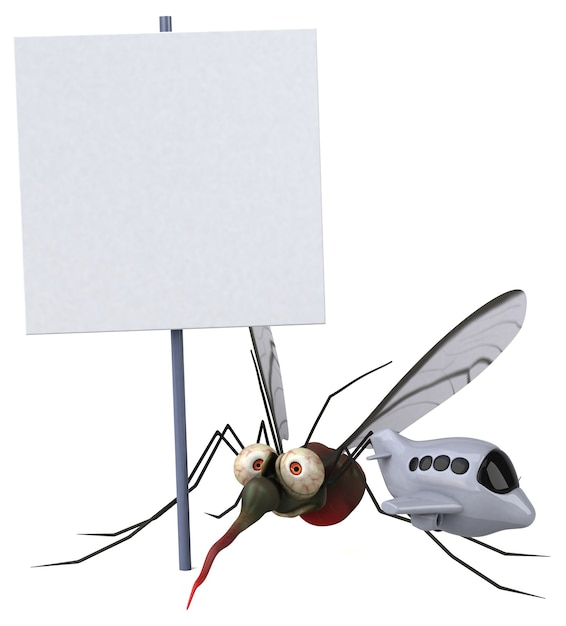 Photo mosquito illustration