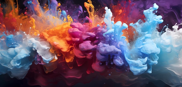 most beautiful colorful isolated background