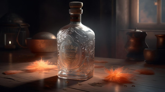 Most delicious tequila bottle generative AI