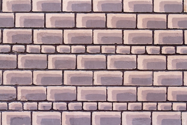 The most unusual brick wall. Bright brown brickwork