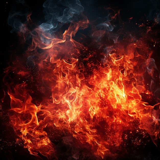 Most World popular red flames Wallpapers Image Generative AI