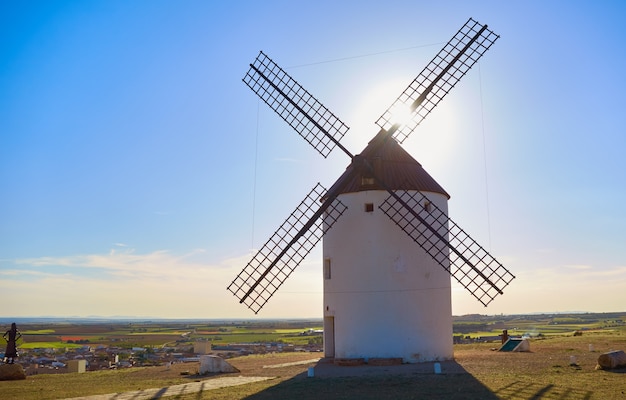 Mota del Cuervo windmills in Cuenca