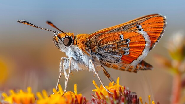 Photo a moth is on a flower with the number 3 on it