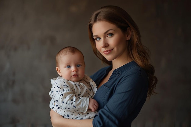 Photo mother and baby