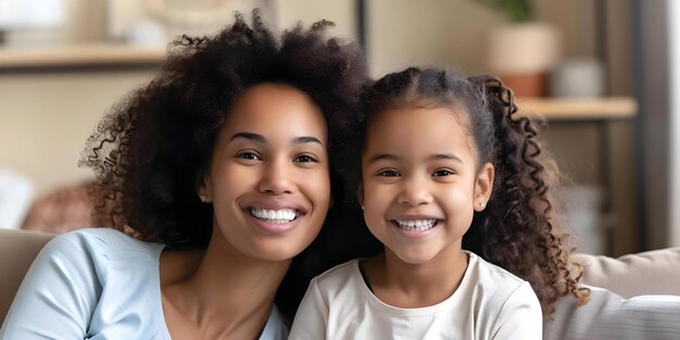 Mother and daughter happily watching digital content together on a couch Concept Bonding Time Family Fun Digital Entertainment Quality Time Parenting Joy