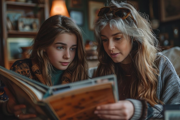 Mother and Daughter Relive Memories Through Old Photos