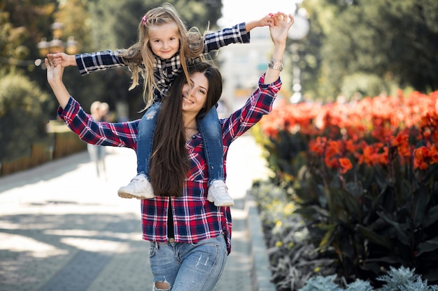 Mother and daughter