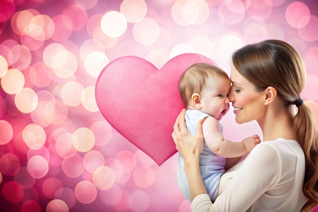 mother love background copy space for presentation banner design