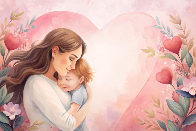 mother love background copy space for presentation banner design