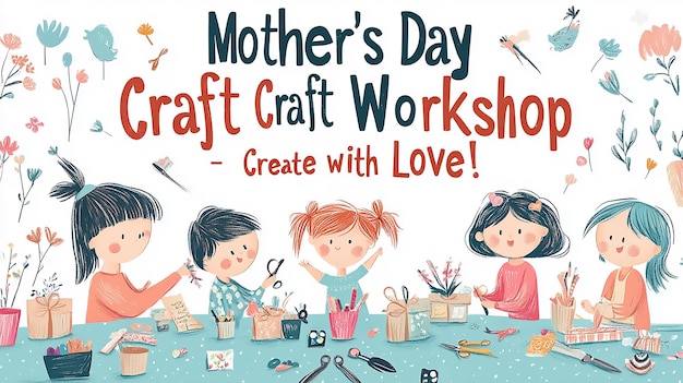 Photo mother s day craft workshop fun