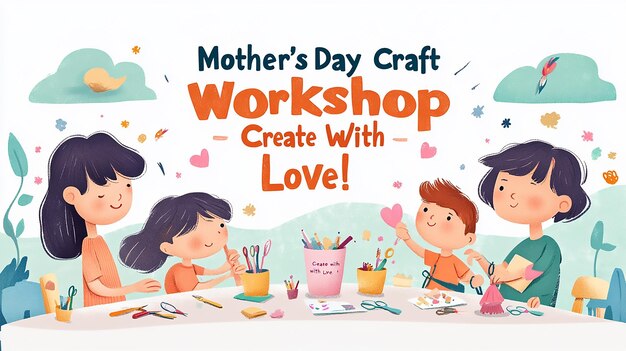 Photo mother s day craft workshop fun