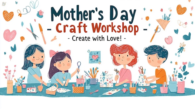 Photo mother s day craft workshop fun