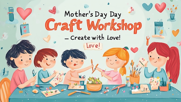 Photo mother s day craft workshop fun