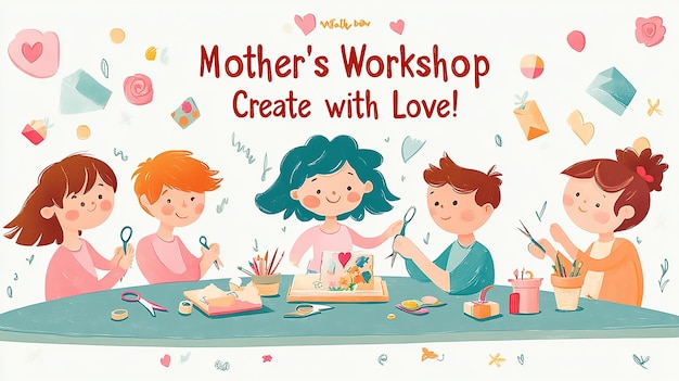 Photo mother s day craft workshop fun