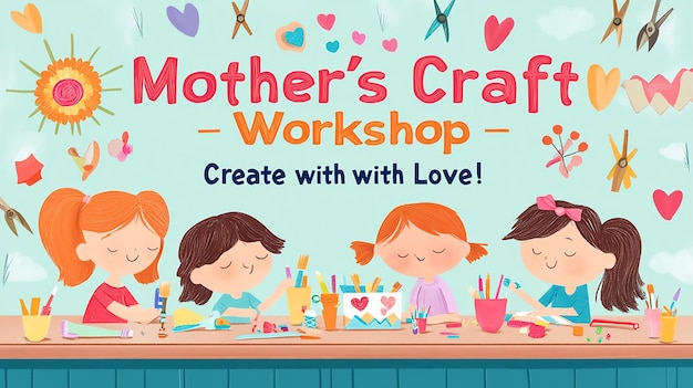 Photo mother s day craft workshop fun