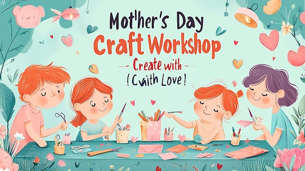 Photo mother s day craft workshop fun