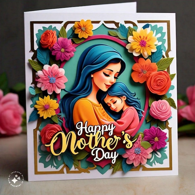 Mothers Day card design