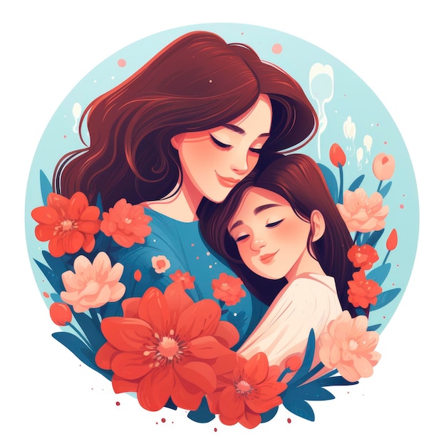 Mothers Day Illustration Vector