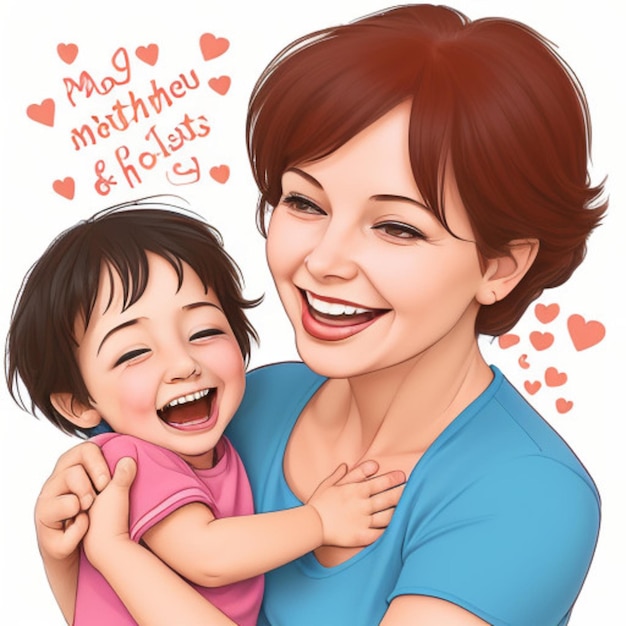 mothers day social media illustration background