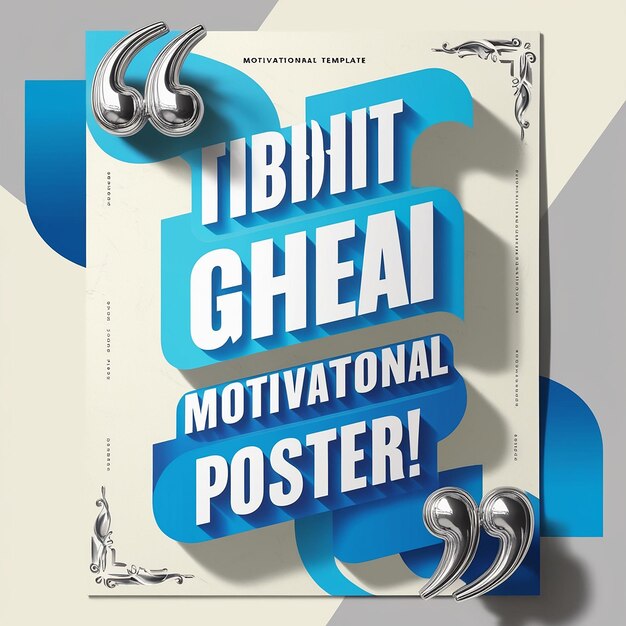 Photo motivational poster templates inspiring designs