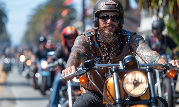 Motorbike Parades Community Gatherings