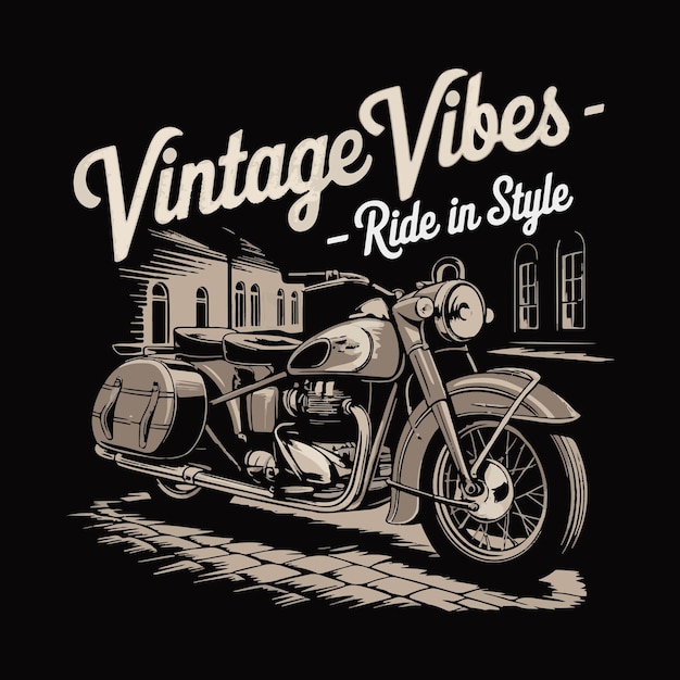 Photo motorcycle t shirt design