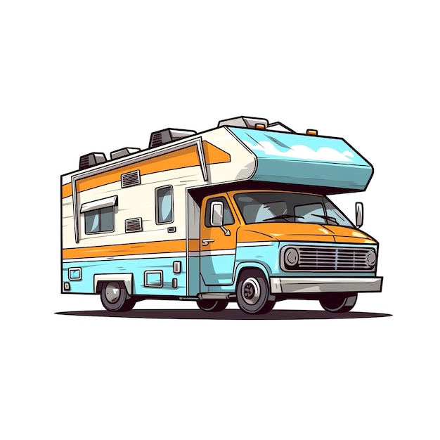 motorhome illustration