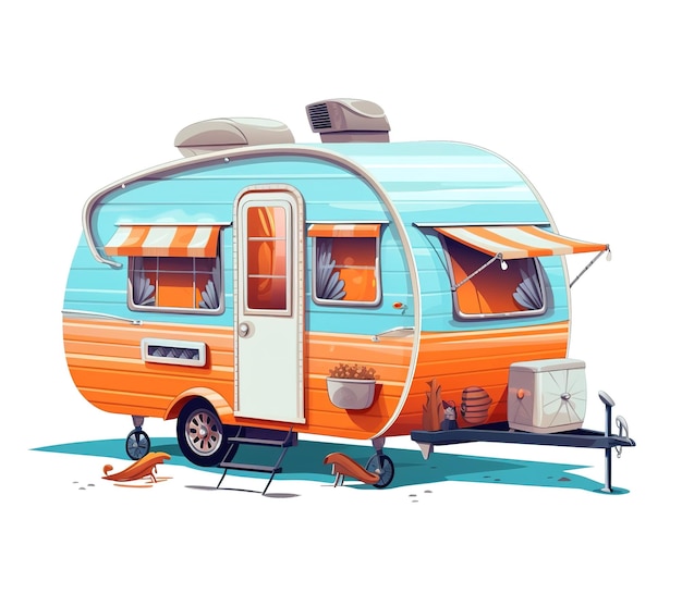 motorhome illustration