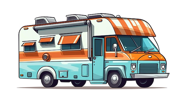 motorhome illustration