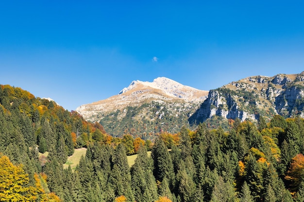 Mount Arera in the Serina valley in the Orobian Alps