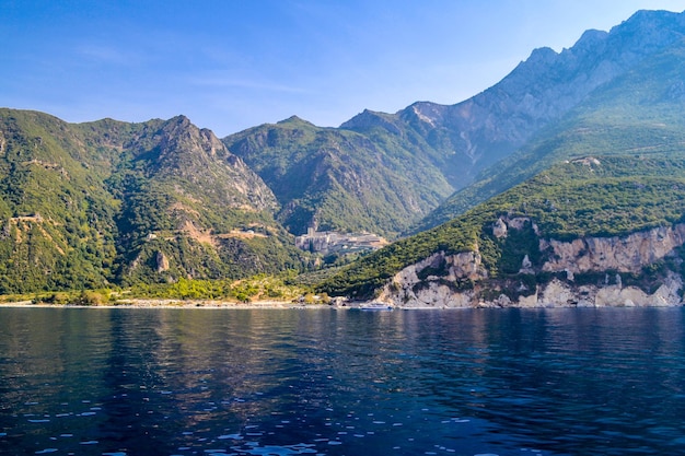 Mount Athos Greece Agiou Pavlou or St Pauls Monastery