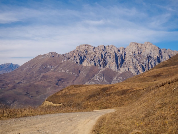 Mount Chydjyty Khokh View from Dargavs North Ossetia Russia