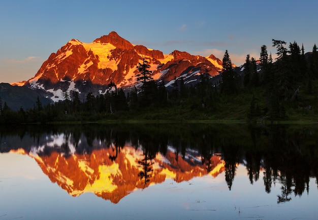 Mount Shuksan in Washington, USA