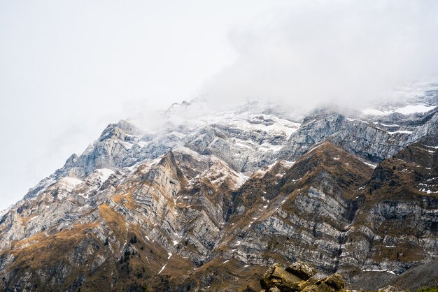 Mountain against sky in Switzerland