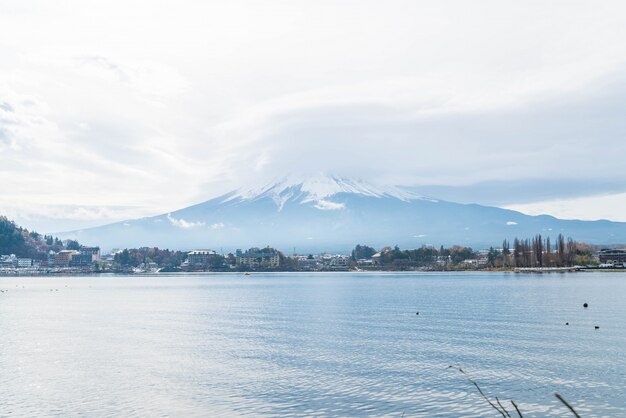 Mountain Fuji San with cloudy 