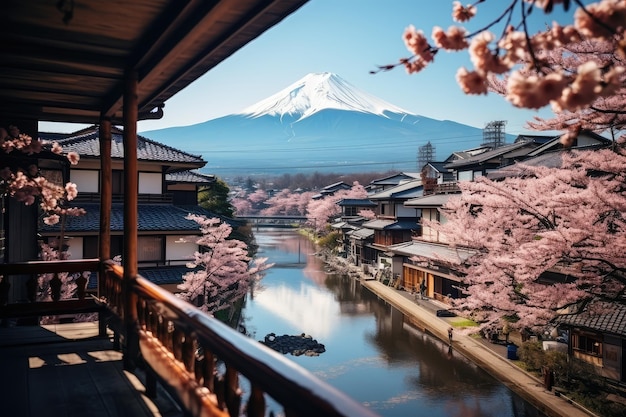 mountain fuji view japanese vacation traveling destination professional photograpy