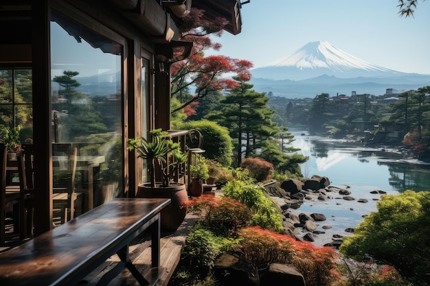 mountain fuji view japanese vacation traveling destination professional photograpy