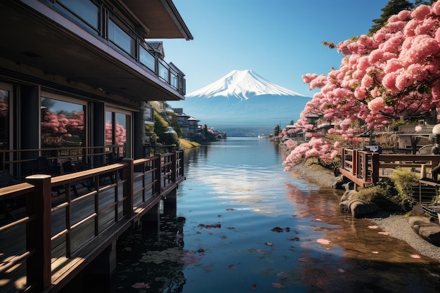 mountain fuji view japanese vacation traveling destination professional photograpy