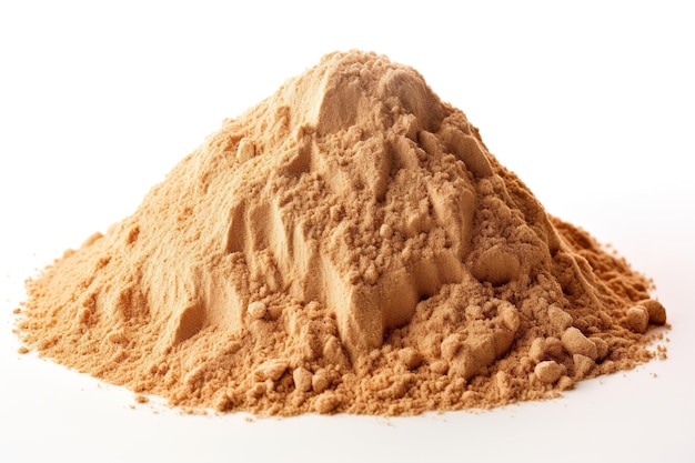 A Mountain of Golden Powdered Goodness on a Clear PNG or White Background