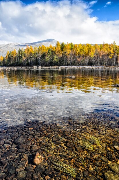 Mountain lake, Russia, Siberia, Buryatiya, Froliha.