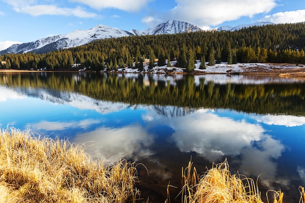 Mountain Landscape in Colorado Rocky Mountains, Colorado, United States.