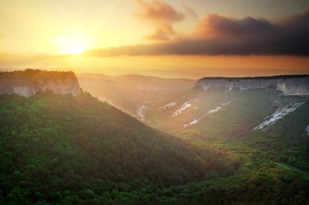 Mountain landscape. Composition of nature.