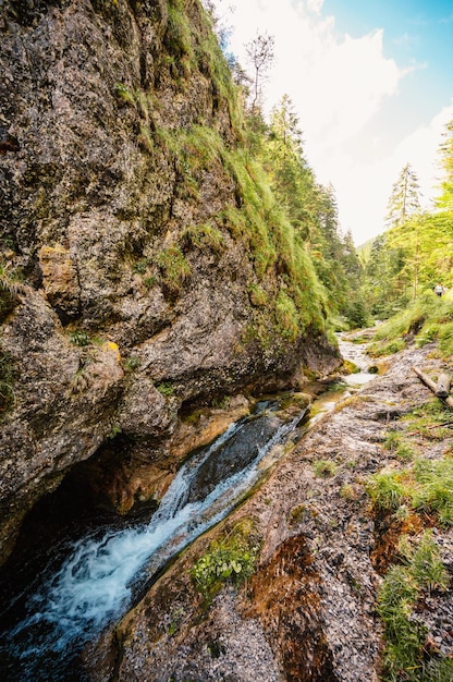 Mountain landscape in mountains Juranova dolina valley in The Western Tatras national park Slovakia oravice Orava region