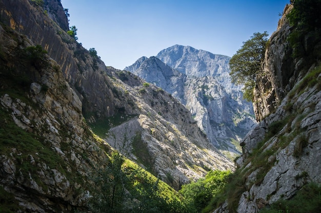 Mountain landscape Picos de Europa Asturias Spain